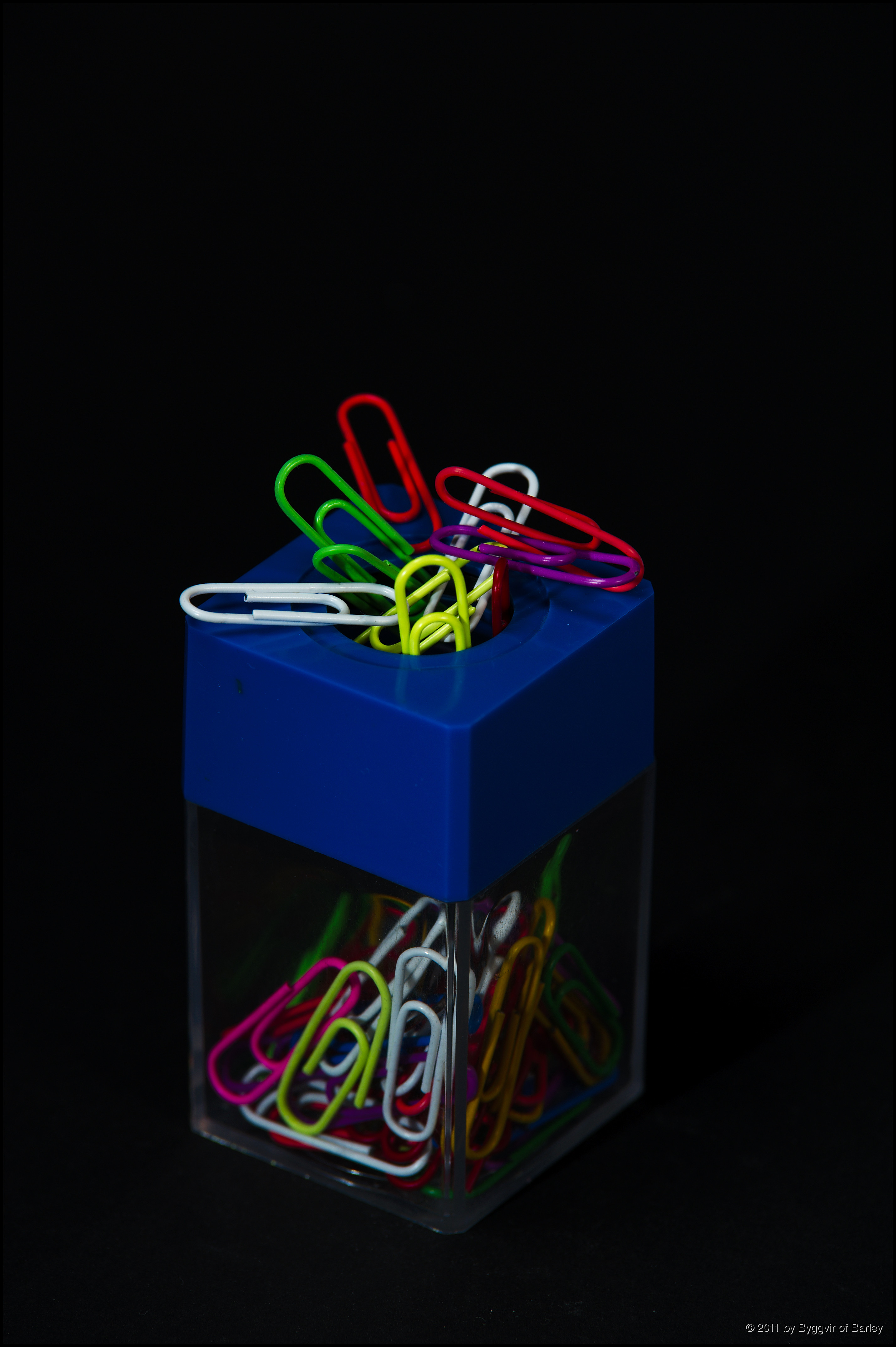 Farbige Büroklammern