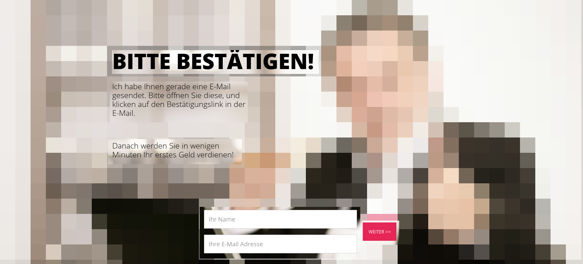 Landing Page Screen Shot Nebenjob