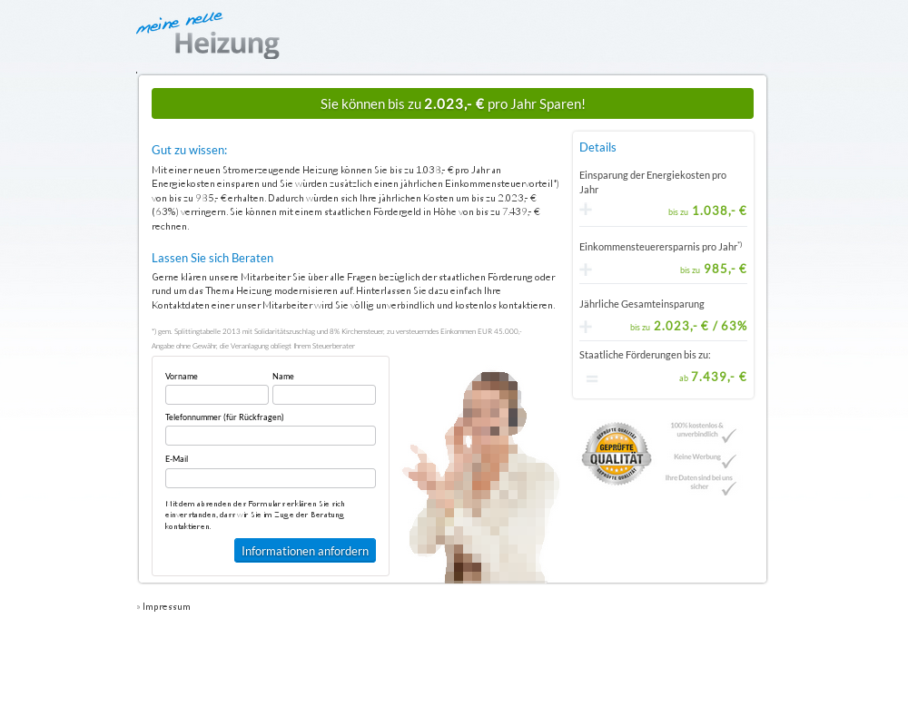 Richpro Internet GmbH Einsparung