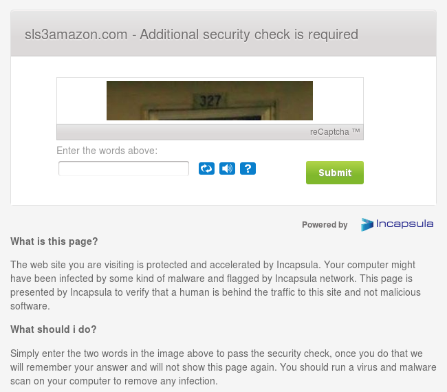 Bild Sicherheitsabfrage